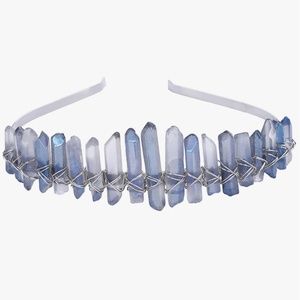 Raw Crystal Quartz Crown